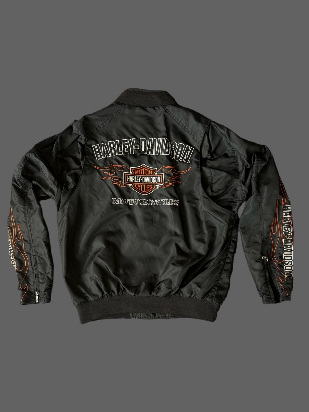 Harley-Davidson Authentic Vintage Nylon Bomber Riding Jacket